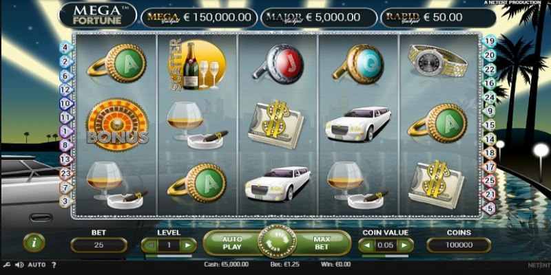 Mega Fortune mang đến trải nghiệm quay hũ đầy hấp dẫn