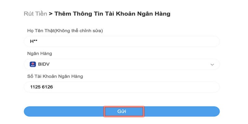 Người chơi cần đáp ứng yêu cầu rút thưởng tối thiểu, tối đa