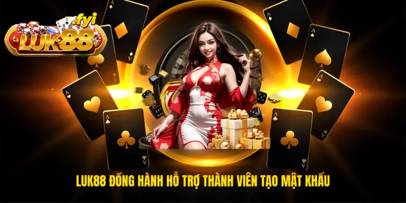 Luk88 đồng hành hỗ trợ thành viên tạo mật khẩu mới